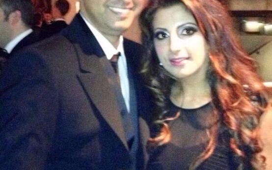 Aamer Anwar Wife Ifet Anwar portrait, Scottish-Pakistani couple smiling together in a professional setting