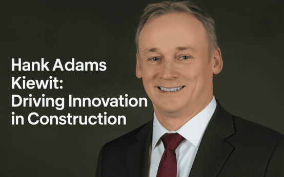 Hank Adams of Kiewit in a professional headshot, showcasing leadership in construction innovation
